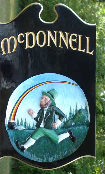 Mcdonnell Tavern Sign, Home Sign, Residential Sign